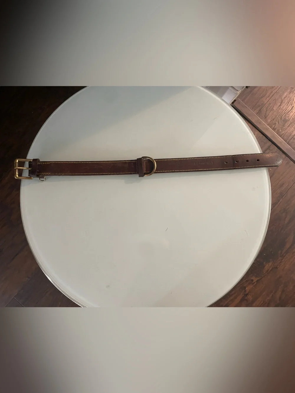 large leather dog collar